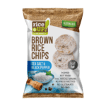 RICE UP! Rice Chips Sea Salt & Black Pepper 60g FLEXO MOCK UP