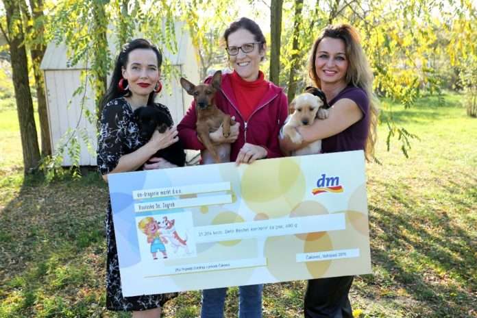 predstavnici dm-a i sklonista sa sticenicima u Sklonistu Prijatelji