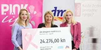 dm i Biobaza predali donaciju od 24 tisuće kuna za KBC Zagreb