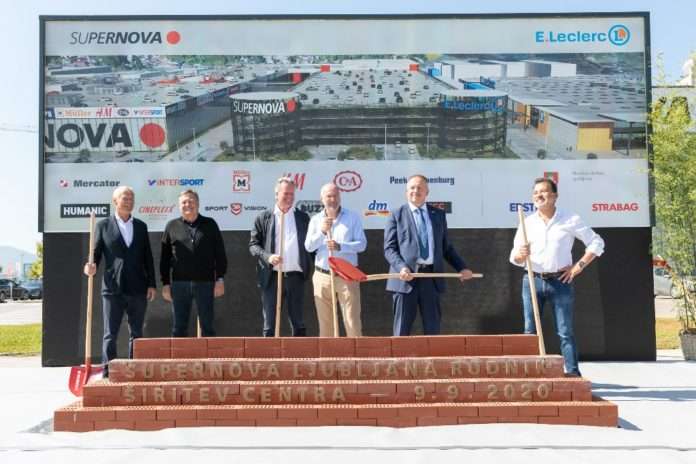 Supernova ulaže 70 milijuna eura u razvoj centra Supernova Ljubljana Rudnik