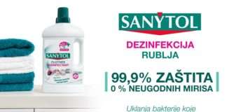 Sanytol za zaštitu i dezinfekciju vašeg rublja