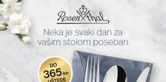 Pribor za jelo Rosenthal u Konzumovim prodavaonicama