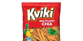 Kviki mini štapići s chia sjemenkama 90 g