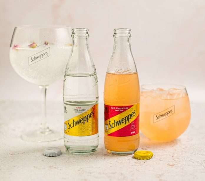 Schweppes Slimline i Pink Grapefruit
