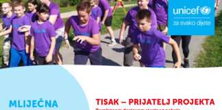 Besplatnom dostavom paketa tvrtka TISAK podržava UNICEF-ovu utrku Mliječna staza