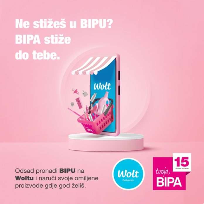BIPA i Wolt suradnja