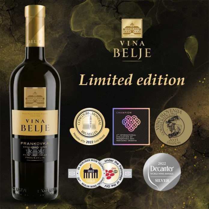 Vina Belje premium frankovka 2012 limited edition