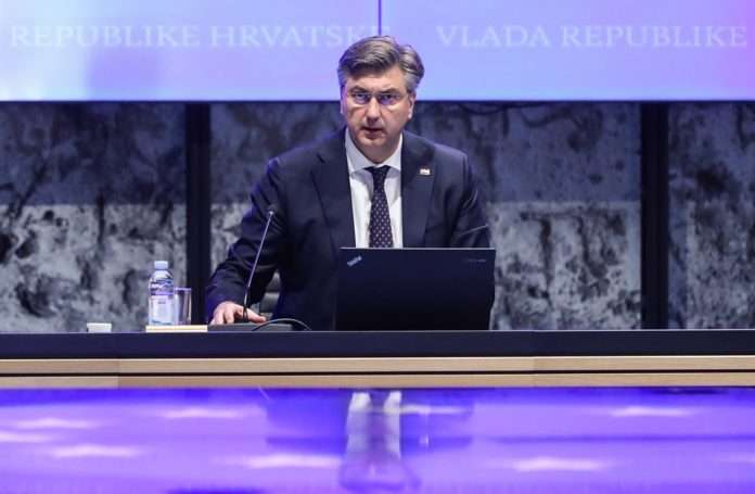 02.02.2023., Zagreb - Redovna sjednica Vlade RH. Andrej Plenkovic.