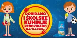 Akcijom ‘Doniramo i školske kuhinje renoviramo’ Vegeta pomaže osnovnim školama
