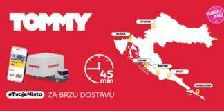 Brza i besplatna dostava svježih i domaćih proizvoda koji se nalaze na webshopu Tommyja