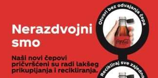 Coca-Cola u Hrvatskoj prelazi na plastične boce s neodvojivim zatvaračima
