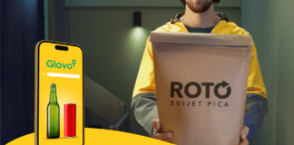 Roto dinamic dostupan na Glovu, uz brzu dostavu u 13 gradova