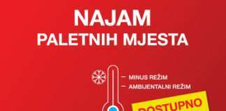 Najam paletnih mjesta – raspoloživo odmah!