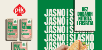 PIK Vrbovec na tržište plasirao PIK Natur – inovativnu liniju mesnih prerađevina bez aditiva