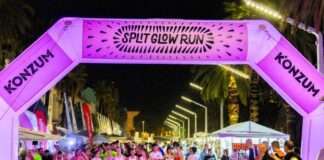 Osmo izdanje Konzum Glow Run Split utrke osvijetlilo Split uz brojne trkače i nezaboravan koncert Tajči