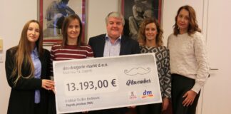 Donacijom 13.193 EUR, dm i Kerempuh podržali istraživanje raka prostate