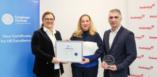 Podravki ponovno dodijeljen certifikat Poslodavac Partner