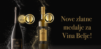 Tri nove međunarodne zlatne medalje za Vina Belje