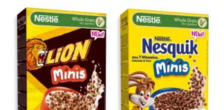 Nestlé predstavio mini verzije omiljenih pahuljica Nesquik® i Lion®