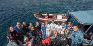 Lidl Hrvatska i WWF Adria uklonili više od pola tone ribolovnog otpada iz podmorja Malog Lošinja