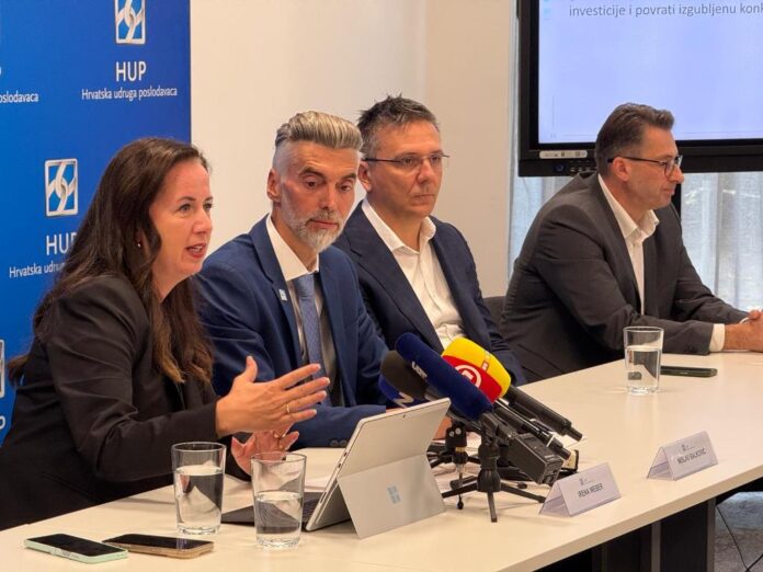 HUP konferencija za medije_Irena Weber, Mislav Balković,, Hrvoje Stojić, Zoran Uranjek
