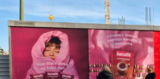 Zagrepčani mazili reklamu i ‘brali’ kavu s billboarda u režiji Barcaffèa i Pro Media Grupe