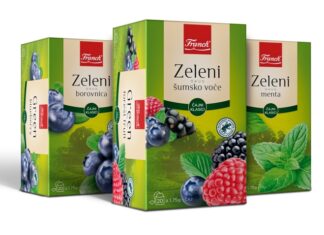 Novi Franck zeleni čajevi za svaki trenutak dana: Menta, Borovnica i Šumsko voće