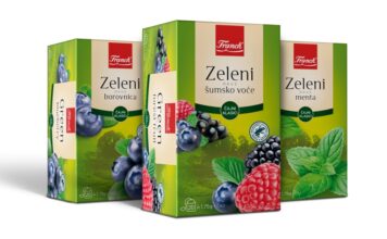 Novi Franck zeleni čajevi za svaki trenutak dana: Menta, Borovnica i Šumsko voće