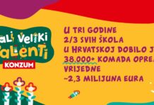 Konzum zaključio treću sezonu Malih velikih talenata