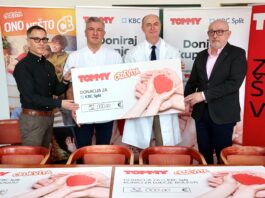 Tommy i Atlantic Grupa donirali 52.000 eura KBC-u Split kroz kampanju ‘Doniraj kupnjom’