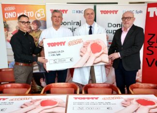 Tommy i Atlantic Grupa donirali 52.000 eura KBC-u Split kroz kampanju ‘Doniraj kupnjom’
