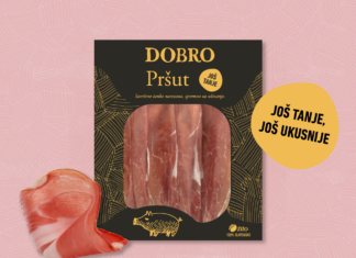 Novi DOBRO pršut – još tanje narezan, spreman za posluživanje