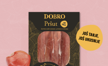 Novi DOBRO pršut – još tanje narezan, spreman za posluživanje