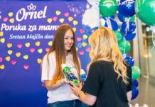 Poruke za mame ispunile Ornelov kutak u Supernova Cvjetni centru